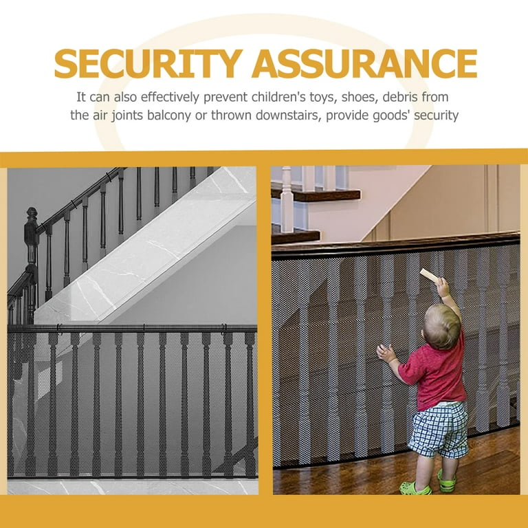 Baby Rail Net Banister Stair Banister Guard Child Safety Net Baby Proofing  Pet Balcony Railing Mesh Guard for Kids Toys Pets Indoor Outdoor (20, 9.8 x  3.2 Feet) : Buy Online at
