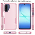thumbnail image 6 of Galaxy A17 5G Case , 2 in 1 Phone Case for Samsung Galaxy A16 5G 6.7 inch ,Takfox Shockproof Protection Heavy Duty Armor Hard Plastic & Rubber Rugged Full Body Bumper Cover- Pink, 6 of 9