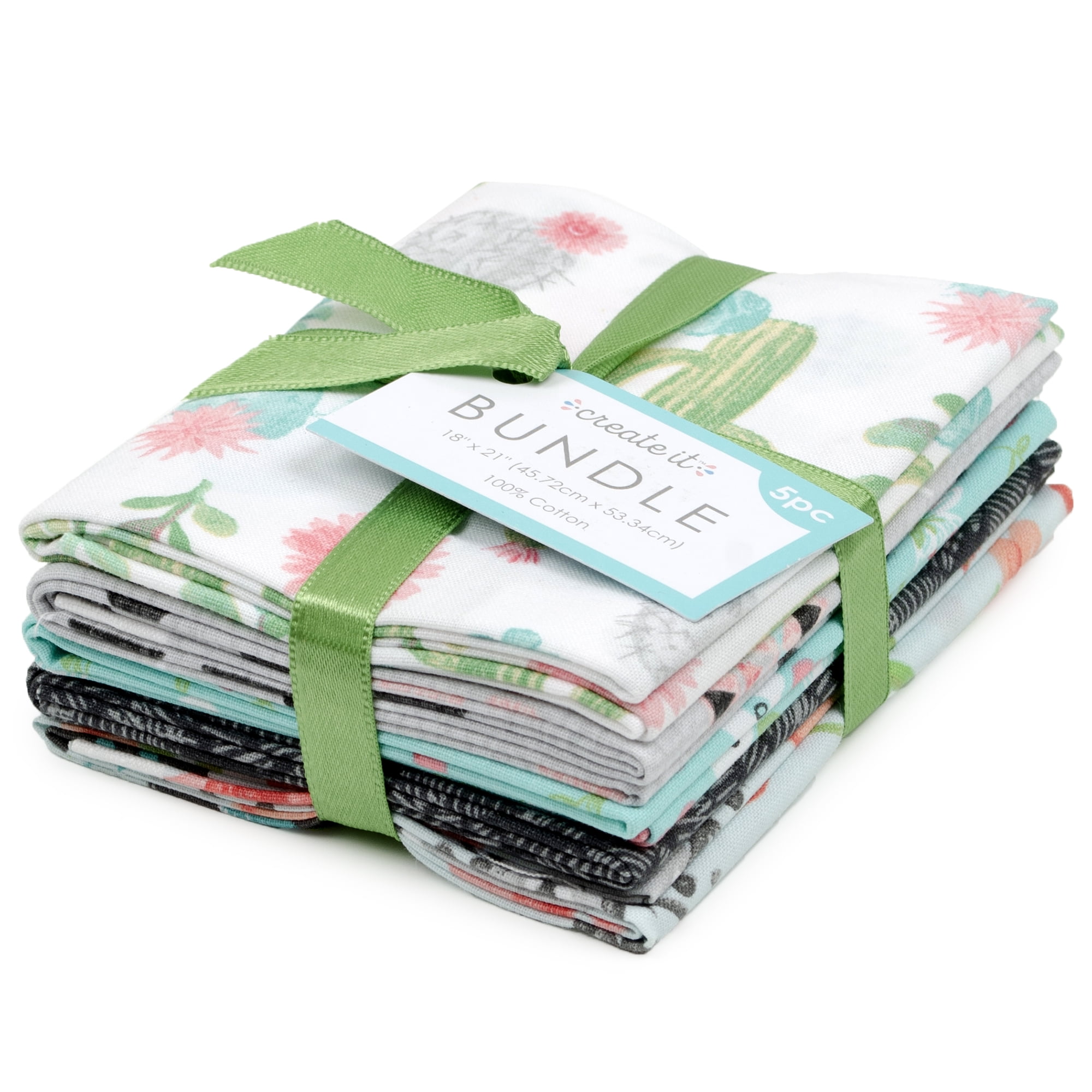 CREATE IT BY FABRIC EDITIONS, INC., 100 COTTON, 5PIECE 18" X 21" PRE