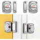 thumbnail image 4 of Door Latch Safety Rotary Door Latch Lock Zinc Alloy Door Revolving Door Lock with Screws for Bathroo, 4 of 5