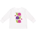 thumbnail image 3 of Inktastic Snail Lover Girl Garden Snails Girls Long Sleeve Toddler T-Shirt, 3 of 5