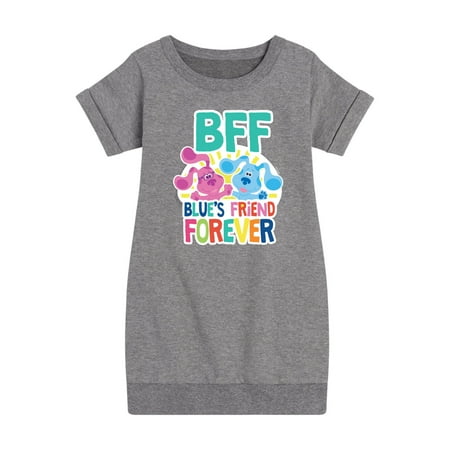 

Blue Clues & You! - Blue s Friend Forever - Toddler And Youth Girls Fleece Dress
