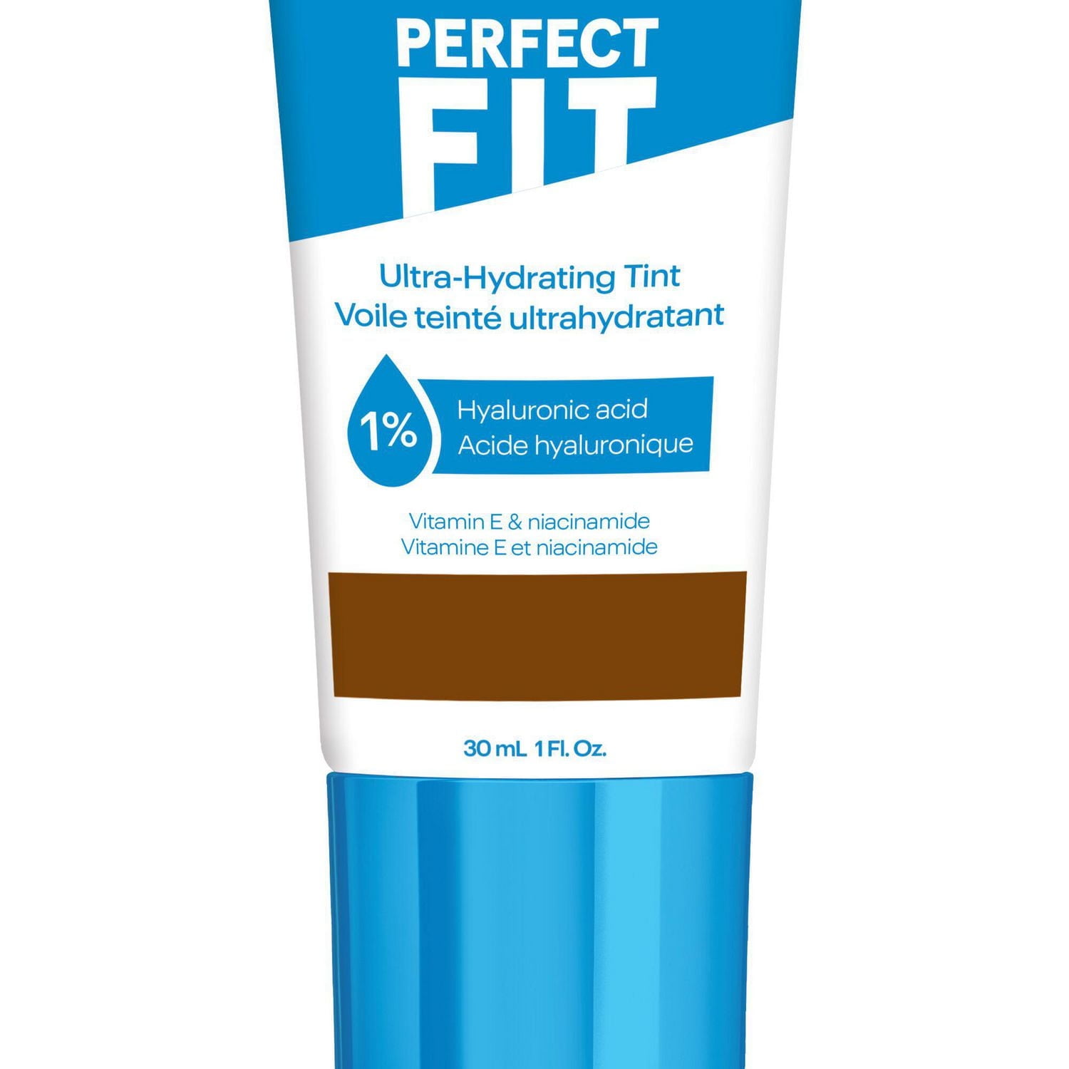 Perfect Fit Voile teinté ultrahydratant avec 1% acide hyaluronique, niacinamide, caféine et vitamine E Polyester #6 Super Bulky Yarn