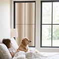 thumbnail image 3 of Khaki Ombre Window Privacy Film, Modern Abstract Art Farmhouse Gradient Static Cling UV Sun Blocking Tint Film Heat Control Windows Films for Bedroom Bathroom, Window Stickers 29.5"x78.7", 3 of 8