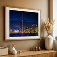 thumbnail image 5 of Toronto Skyline from Centre Island - Toronto Ontario Canada Photography Skyline City Night Sky Architecture Travel Poster Modern Art Nightlife Unframed Wall Art Print 4 x 6 inches, 5 of 7
