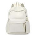 thumbnail image 2 of Modstep 3pcs Schoolbags and Insulated Lunch Bag for Students Women Medium Computer Backpack and Zipper Pocket Set for Gift White, 2 of 5