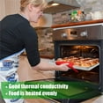 thumbnail image 3 of Visland Baking Pan Corrosion-resistant Convenient to Use Rectangular Shape Stain Steel Baking Pan for BBQ, 3 of 6