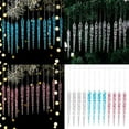 thumbnail image 3 of SharkTRUE Christmas Icicle Snowflake Ornaments Tree Decoration,2025 New Hanging Christmas Acrylic Snowflake Acrylic Icicles Ornaments for Homes Festival Enhancers, 3 of 9