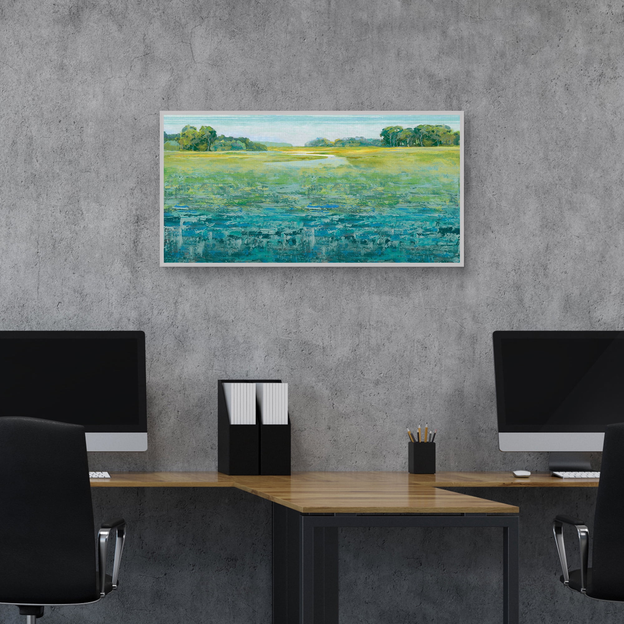 Evergreen Lowlands by Paul Duncan Framed Canvas Art Print