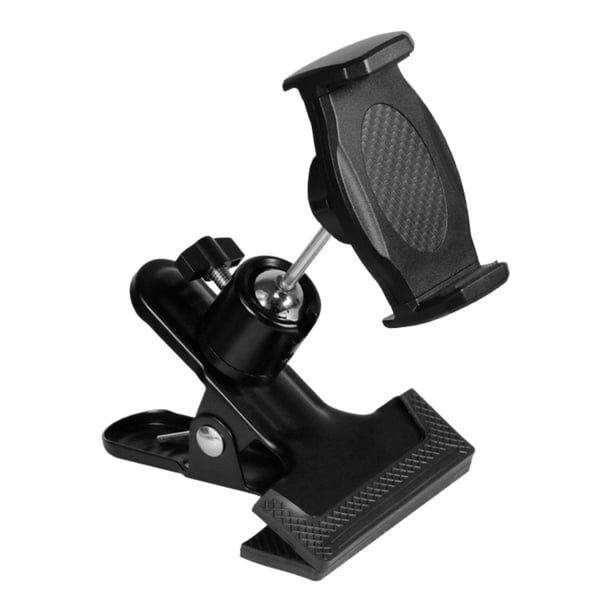 Clip para cabezal de guitarra, soporte para teléfono móvil, rotación de 360 grados, soporte para teléfono, caballete, mesa, mesita de noche, soporte Estilo B