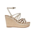 thumbnail image 2 of Zodiac Womens SHANA-ESPAD Braided Platform Wedge Heels, 2 of 3
