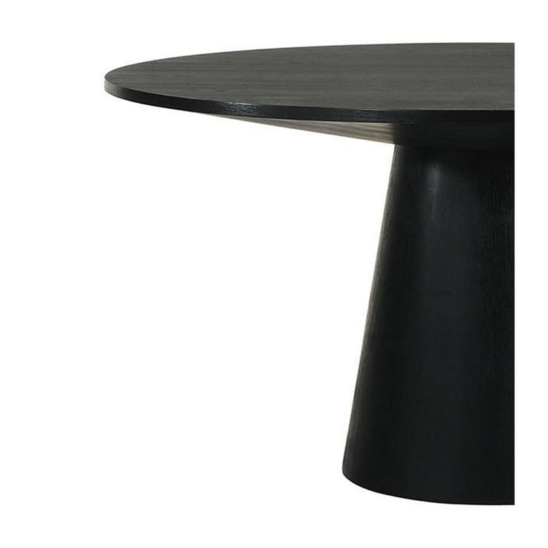 アクメACME Furniture TABLE / BLACK Amazon.com - Acme Furniture Froja Round Wood Dining Table
