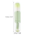 thumbnail image 2 of 1 Set Makeup Brush Set Travel Blending Foundation Contour Concealer Blusher Brush Green 13.5x2.7cm, 2 of 6