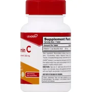 Leader Vitamin C 250mg Tablets, 100ct