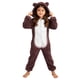 thumbnail image 1 of Mono de manga larga con capucha para niñas, pijama informal de invierno cálido, ropa de dormir para mujer, pantalones de terciopelo ártico de doble cara, 1 of 6
