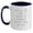 White/Navy, variant on Gifts from Family, Unique School Bus Driver Gifts for Men, Officially The World's 'Coolest' School Bus Driver Two Tone Coffee Mug