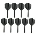 thumbnail image 1 of Unique Bargains Vols à Fléchettes Intégrés, Ensemble de 9 Fléchettes Durables, Noir Transparent, 1 of 5