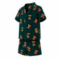 thumbnail image 3 of Pijama George para Bebé, Cuello Tipo Saco con Short Talla 1 Verde, 2 Piezas, 3 of 4