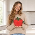 thumbnail image 6 of geerera Cute Strawberry Ceramic Bowl with Lid & Handles, Oven-Safe Serving Bowl, Decorative Tableware for Soup, Stews, Desserts, Home Decor, Gifting, 6 of 6