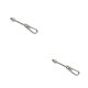 thumbnail image 1 of Riwesomey Gancho de rosca oscilante Montaje de bloqueo Chapado en zinc Pieza reemplazada Mantener seguro Jardín para adultos Accesorios para el M04-206 2piezas, 1 of 6
