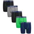 thumbnail image 1 of AND1 sous-Vêtements pour Garçons - Boxeurs de Compression Performance, Vol Fonctionnel 5 Pack, Taille TG, Gris Bleu Vert Noir, 1 of 3