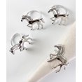 thumbnail image 4 of Fennco Styles Horse Metal Napkin Rings, Set of 4 - Silver Animal Napkin Holders for Home, Dining Table Décor, Banquets, Holidays, Family Gatherings and Special Occasions, 4 of 6