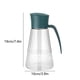 thumbnail image 3 of Botella dispensadora de aceite de oliva, recipiente de vidrio con asa antideslizante, capacidad de 630 ml, boquilla antigoteo para un vertido sin complicaciones, esencial para cocinas, 3 of 8