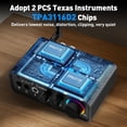 thumbnail image 3 of Amplificador estéreo HiFi de clase D, receptor, 100 W x 2 minicomponentes de audio digital con Bluetooth 5.3, 3 of 8