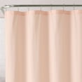 thumbnail image 3 of VCNY Home Melanie Pink Solid Ruffle Polyester Shower Curtain, 72" x 72", 3 of 5