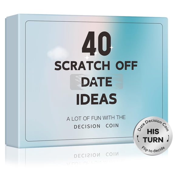 Tarjetas para rascar de Date Ideas para parejas, 40 tarjetas