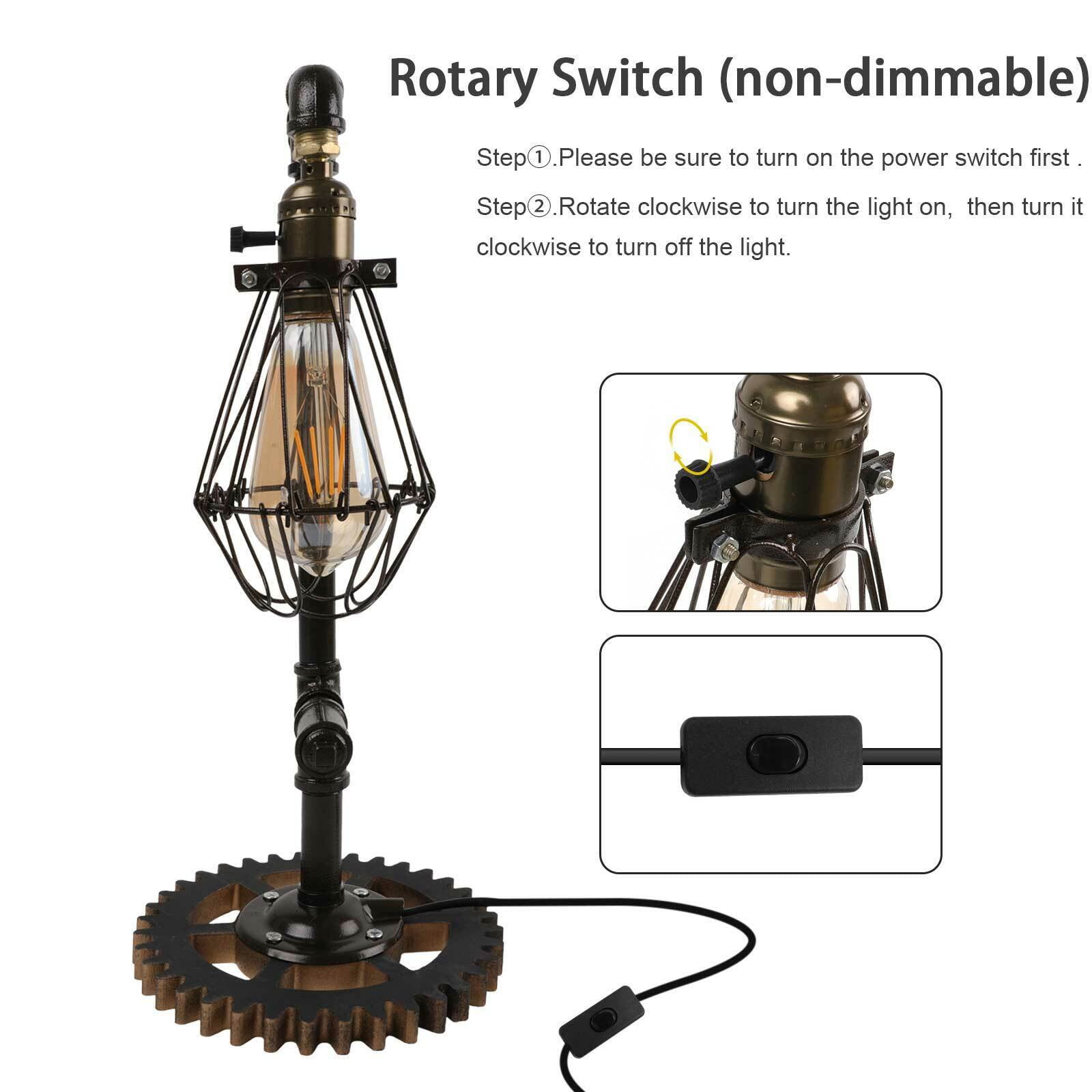 Dutch Boy & Signage on Building - Table Lamp,Steampunk lamp,Rustic