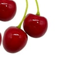 thumbnail image 6 of Cheer.US 30 Pcs Artificial Lifelike Simulation Small Red Black Cherries Fake Fruit Model Home House Kitchen Party Decoration Desk Ornament, 6 of 6