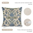 thumbnail image 4 of Pillowcase Blue And Green Damask Flowers Outdoor Square Pillow Cushion Cases Sage Green Blue Floral Sofa Pillow Covers 16"x16" Decoration for Sofa Couch, 4 of 7