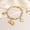 SL41547, variant on Gold Sea Life Charm Bracelet for Women, Starfish Shell Beach Colorful Rope Bracelet, Adjustable Ocean Jewelry for Summer Vacation Gift for Her