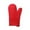Red, variant on Silicone Oven Gloves 2-piece Set, Heat-resistant Oven Gloves With Soft, Kitchen Accessories