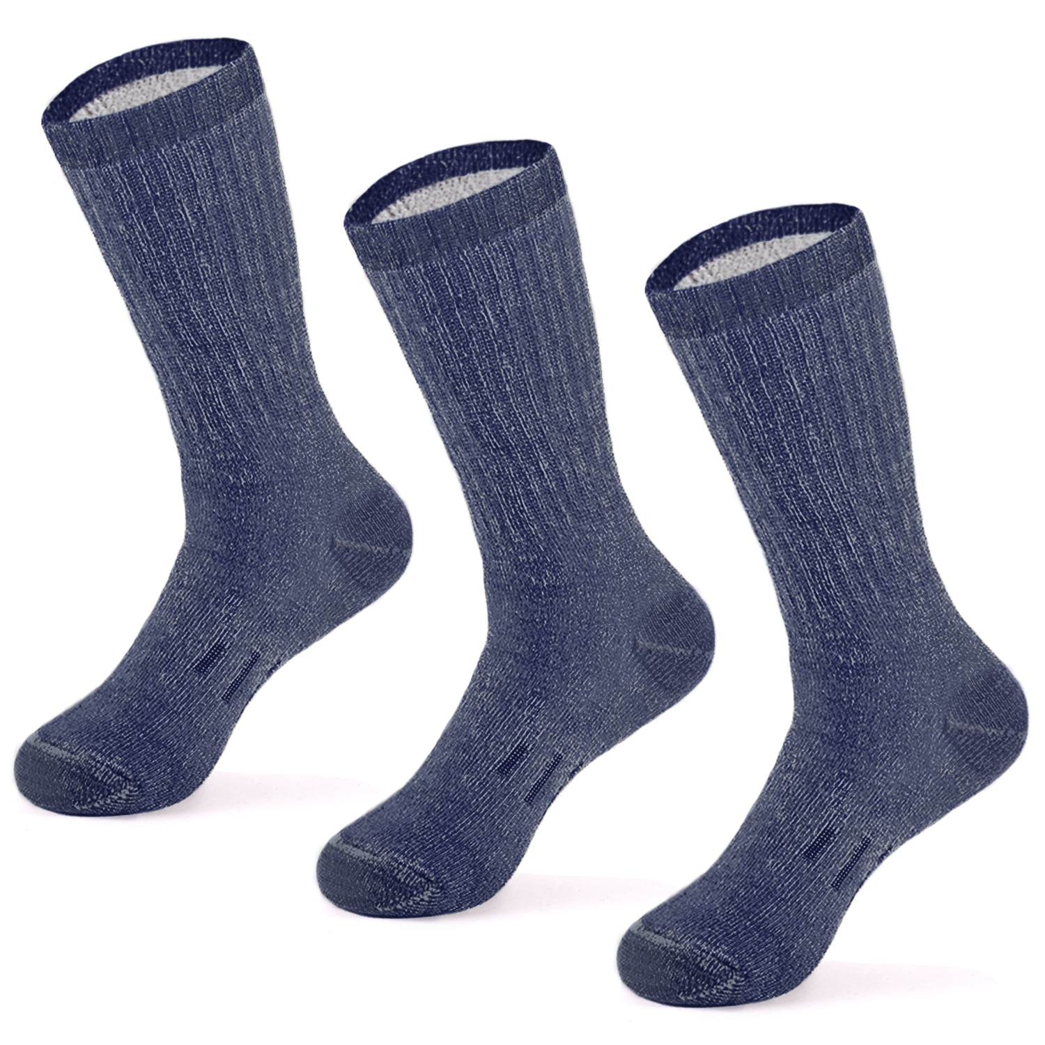 MERIWOOL - MERIWOOL 3 Pairs Merino Wool Blend Socks - Choose Your Size ...