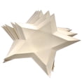 thumbnail image 1 of Platos de papel desechables de 8 piezas Suministros de de de papel en apariencia de estrella Oro BLESIY Placas de papel desechables, 1 of 8