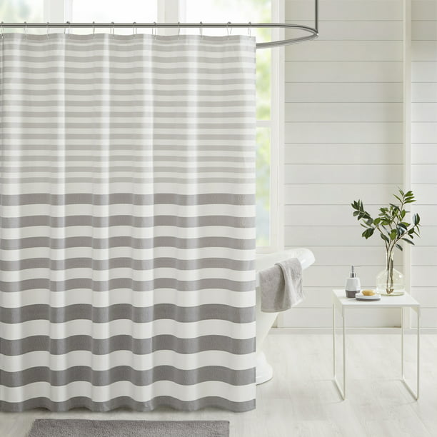 Home Essence Colette Stripe Blended, Dkny Highline Stripe 72 Inch X Shower Curtain In Aqua