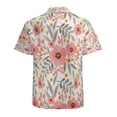 thumbnail image 3 of High Quality Hawaiian Shirts for Men Short Sleeve Aloha Beach Shirt Floral Summer Casual Button Down Shirts Blouses WLHBUC, 3 of 7