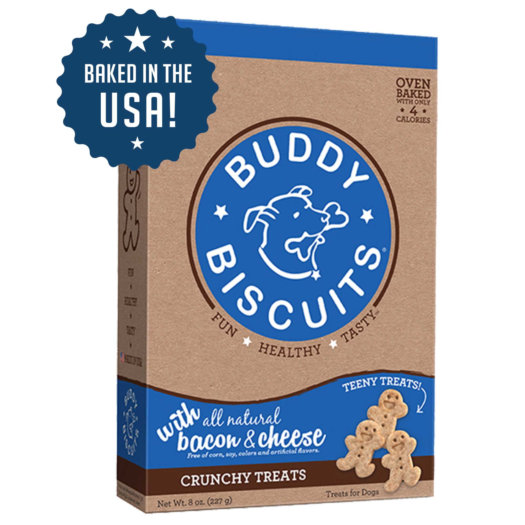 Buddy Biscuits TEENY OvenBaked Whole Grain Crunchy Dog Treats with