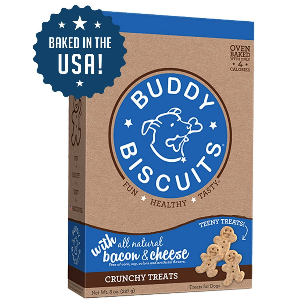 Buddy Biscuits TEENY OvenBaked Whole Grain Crunchy Dog Treats with