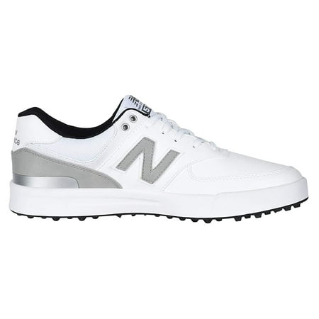 Men's New Balance 574 Greens NBG574G Waterproof Golf Shoe White Performance Mesh/Microfiber Leather 8 D