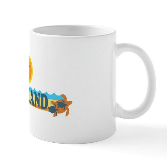 CafePress - Fripp Island Beach Design. Mug - 11 oz Ceramic Mug - Novelty Coffee Tea Cup