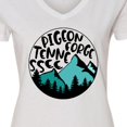 thumbnail image 4 of Inktastic Pigeon Forge, Tennessee- Mountains Women's V-Neck T-Shirt, 4 of 5