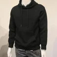thumbnail image 2 of Sudadera con capucha para hombre, sudadera con capucha de invierno para hombre, negra, cálida, nueva, de los años 90, vintage, oferta de bienvenida, una pieza, tops de color pastel, ofertas de ropa, 2 of 5