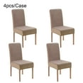 thumbnail image 4 of fastboy 1/2/3 2pcs Tightly Fit Chair Cover With Elastic Belt For Secure Seating Soft Khaki 4 pcs 1 Pc, 4 of 6