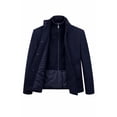 thumbnail image 3 of Adam Baker Boys Wool Coat, 3/4 Length, Stand Collar, Removable Bib, 3 of 3