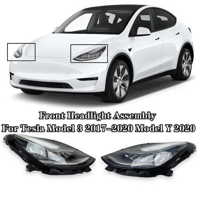 New Car Front Headlight For Tesla Model 3 2017-2020 Model Y 2020 OEM LED LH 1077371-10 RH 1077372-10