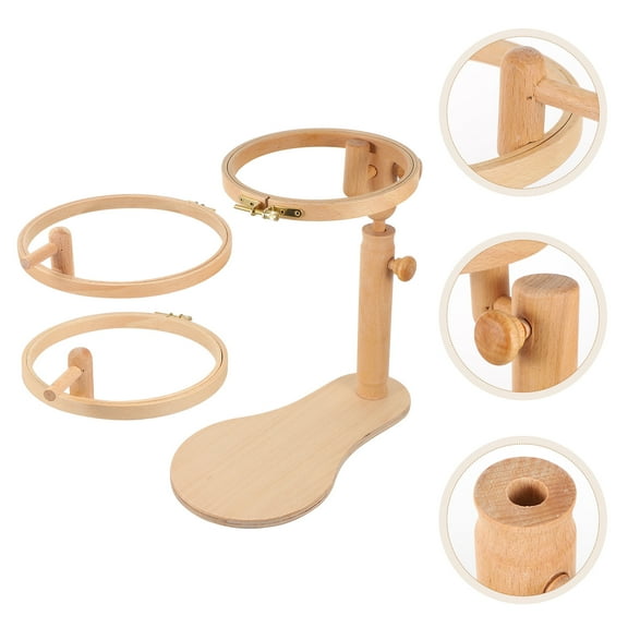 FRCOLOR  Embroidery Stand Large Stretch Easy to Assemble Cross Stitch Rack