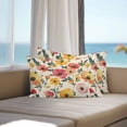 thumbnail image 2 of Red Yellow Outdoor Pillow Covers Pack of 2 Poppy Watercolor Plant Flowers Pastoral Botanical Waterproof Throw Pillow Covers Decorative Cushion Cases for Patio Garden Tent Balcony Couch 20x12 inch, 2 of 8